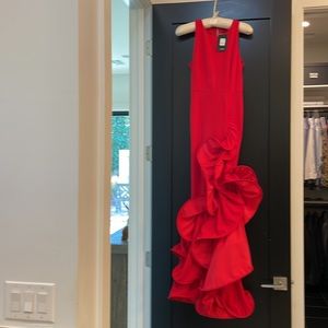 Fashion Nova XS Going All Out Maxi Red Gown